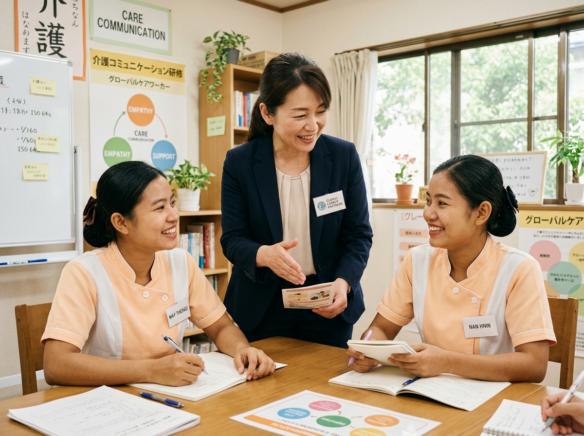 Heartful Educationの温かい介護コミュニケーション研修風景